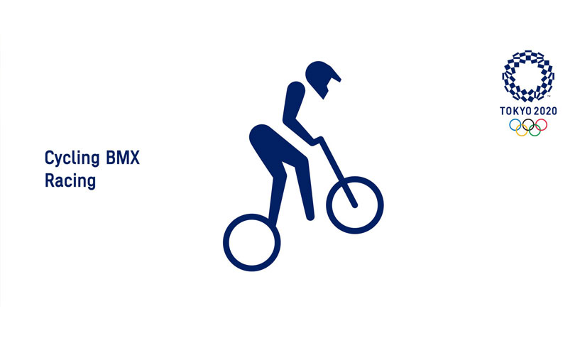 Tokyo 2020 BMX Supercross Pictogram