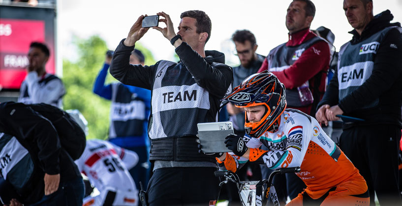 Team Netherlands at the  2019 Saint-Quentin en Yvelines BMX Supercross