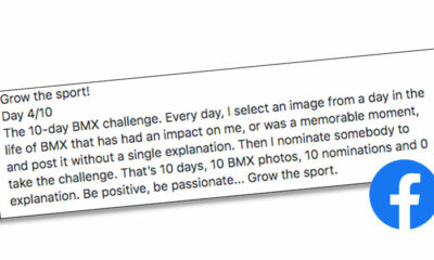 BMX Grow The Sport Challenge on Facebook