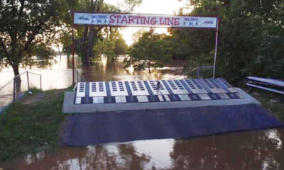 Sand Springs BMX after the flood - May, 2019