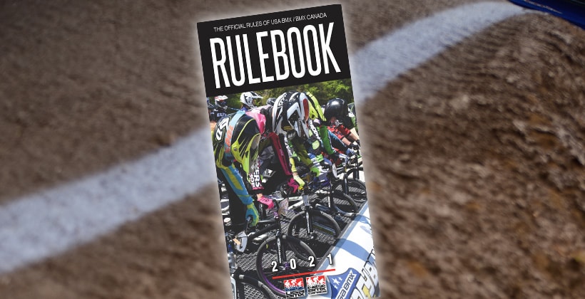 2021 USA BMX Rulebook